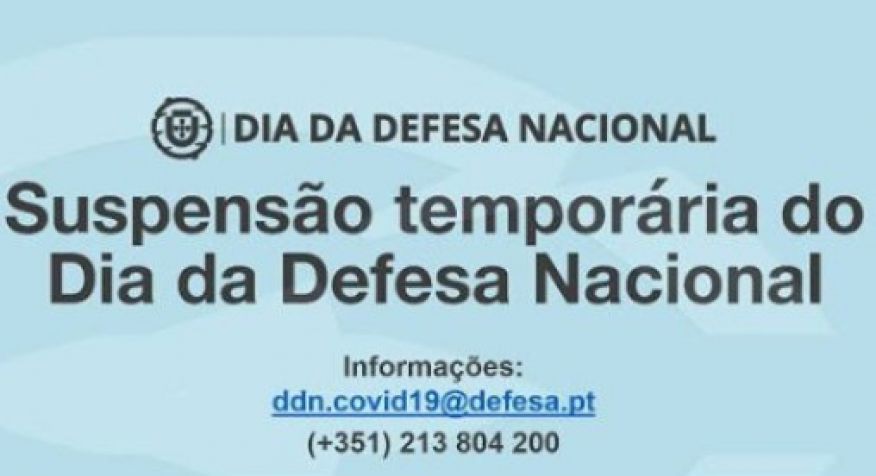 SUSPENSÃO DO DIA DA DEFESA NACIONAL