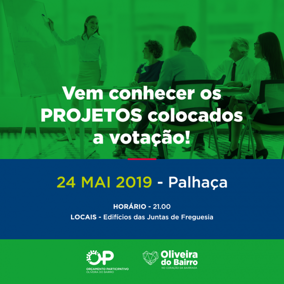 Propostas do Orçamento Participativo a votação até 18 julho - participe, votando!