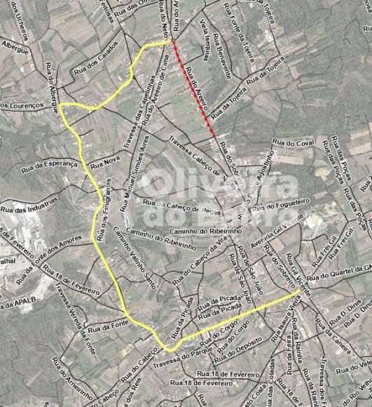 2ª fase da empreitada ER 335 - trânsito proibido entre rotunda do Sobreiro e rotunda Arieiro