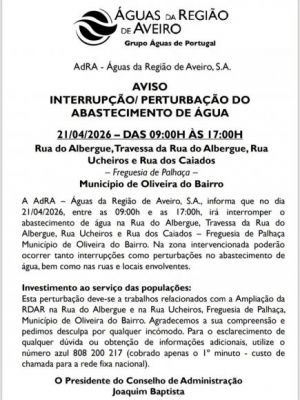 Corte de &Aacute;gua - Rua do Albergue, Travessa da Rua do Albergue, Rua Ucheiros e Rua dos Caiados