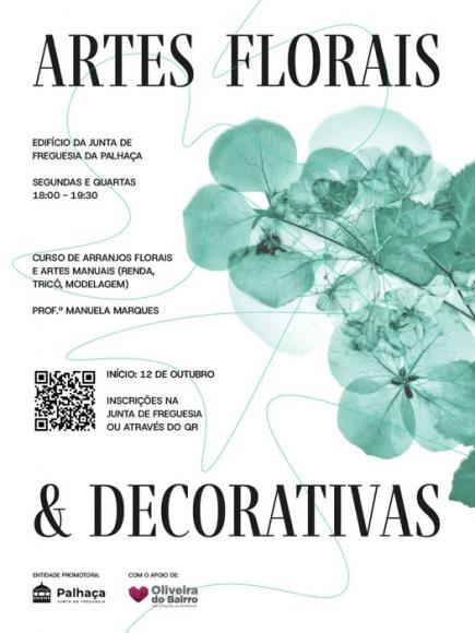 Artes Florais - Curso de arranjos florais e artes manuais 