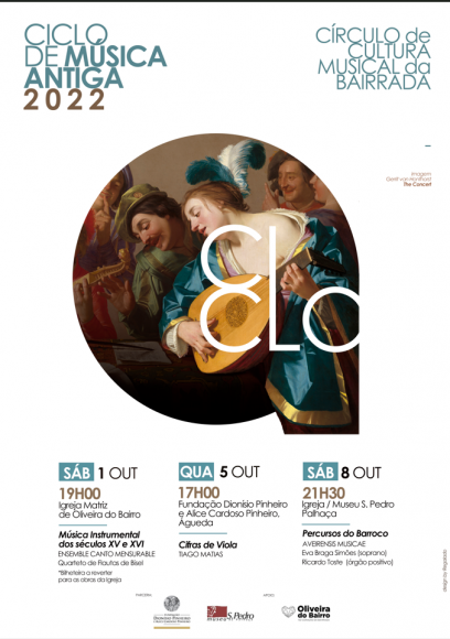 Concerto de m&uacute;sica antiga na Igreja de Vila Nova
