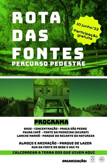 Rota das Fontes regressa a 10 de junho