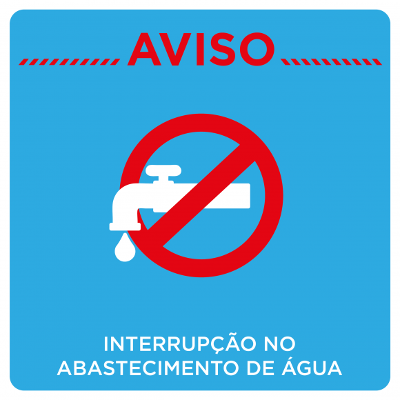 Interrupção de abastecimento de água - 13 e 14 de dezembro